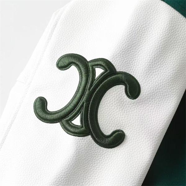 2025秋冬 CELINE ダークグリーン ジャケット 希少性 高級 セリーヌ コピー