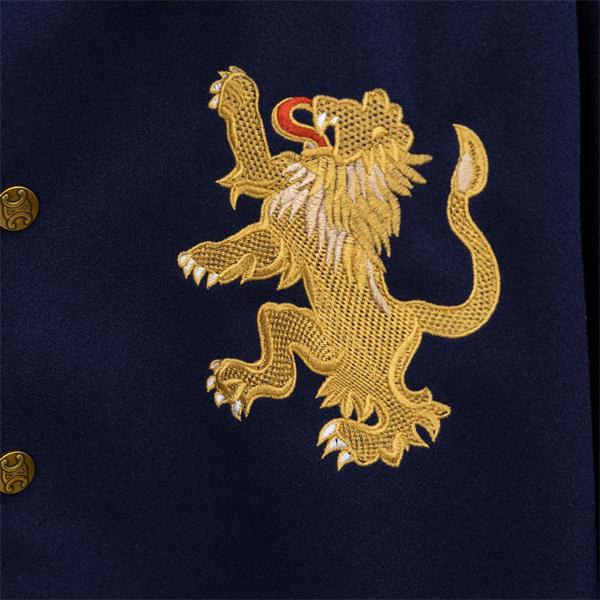 2025秋冬 CELINE セリーヌ コピー ネイビー ジャケット クラシカル 気品漂う 個性派