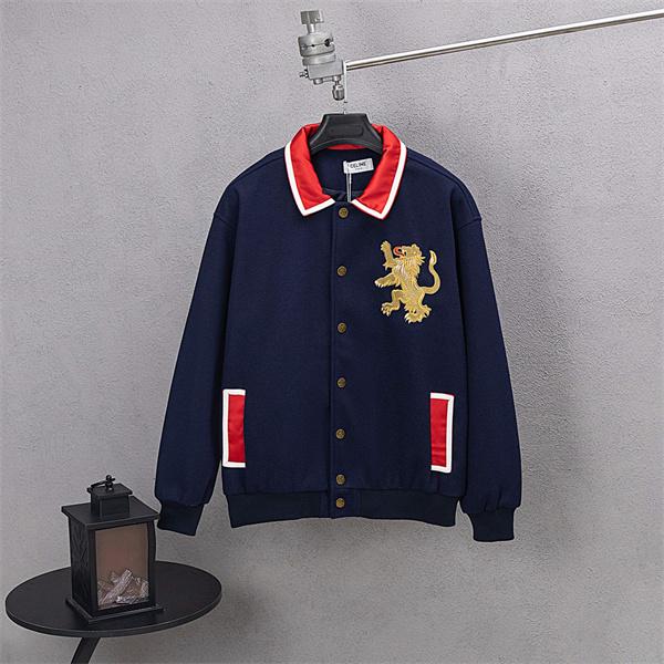 2025秋冬 CELINE セリーヌ コピー ネイビー ジャケット クラシカル 気品漂う 個性派