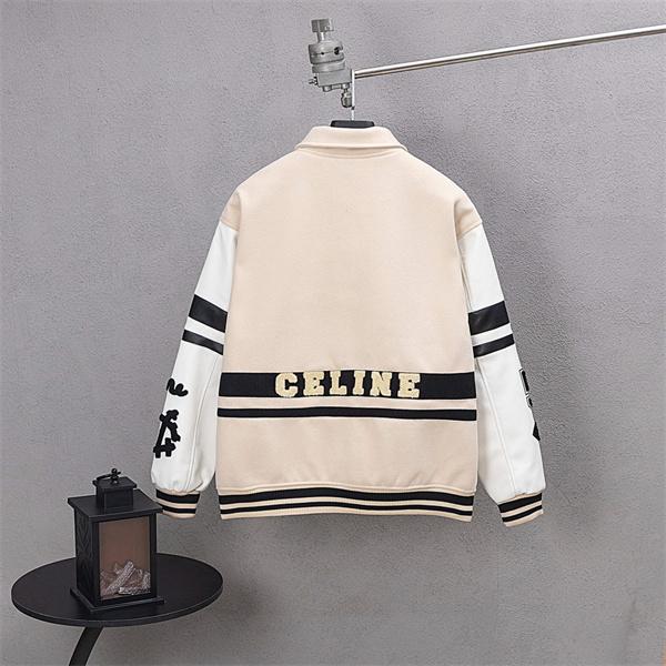 セリーヌ コピー 2025秋冬 CELINE ベージュ ジャケット 柔らか温もり感 洗練