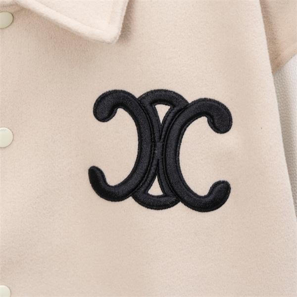 セリーヌ コピー 2025秋冬 CELINE ベージュ ジャケット 柔らか温もり感 洗練