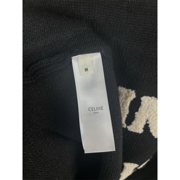 2025秋冬 CELINE ブラック ニット トップス 落ち着き感 上質 セリーヌ コピー