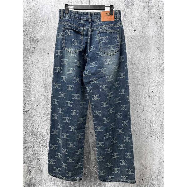 2025秋冬 セリーヌ コピー CELINE モノグラム デニムパンツ 注目度抜群 トレンド