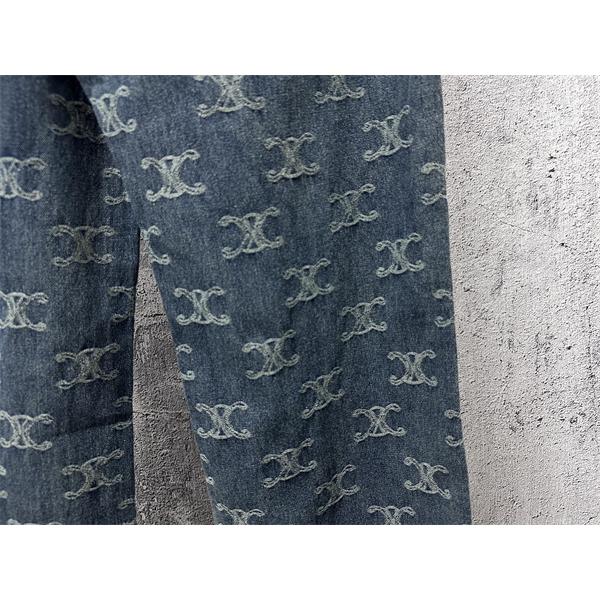 2025秋冬 セリーヌ コピー CELINE モノグラム デニムパンツ 注目度抜群 トレンド