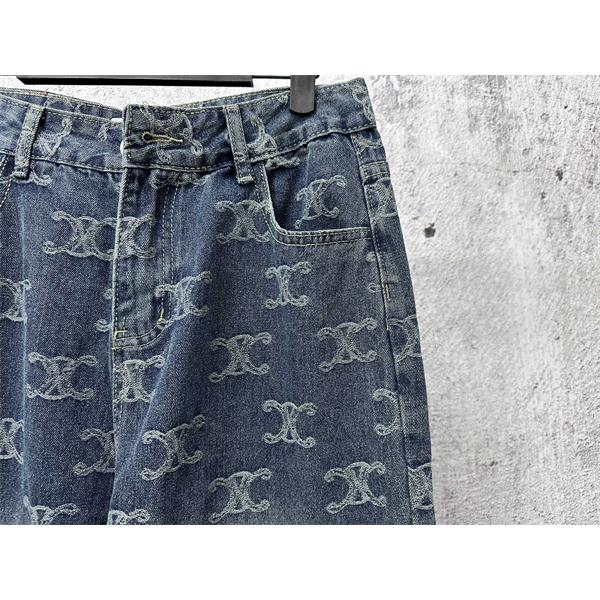 2025秋冬 セリーヌ コピー CELINE モノグラム デニムパンツ 注目度抜群 トレンド