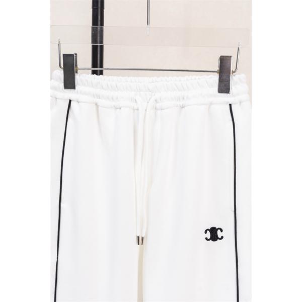 2025秋冬 CELINE ブラック スウェットパンツ 温か素材 実用性 セリーヌ コピー