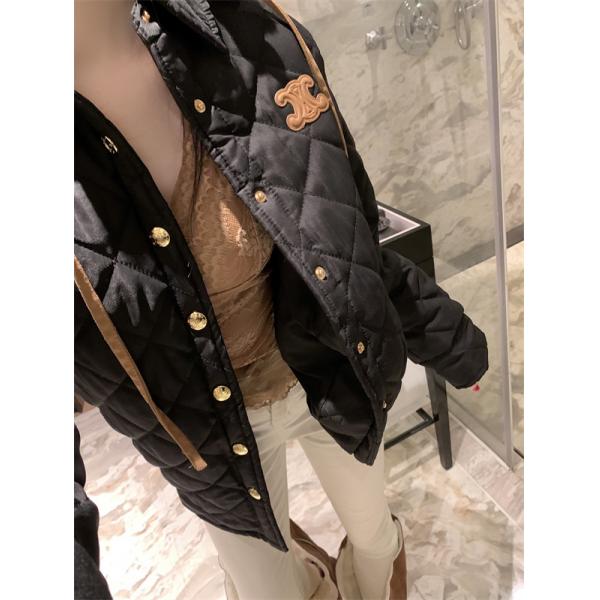 セリーヌ コピー 2026新作 CELINE ホワイト キルティングジャケット 新作 上質 お洒落