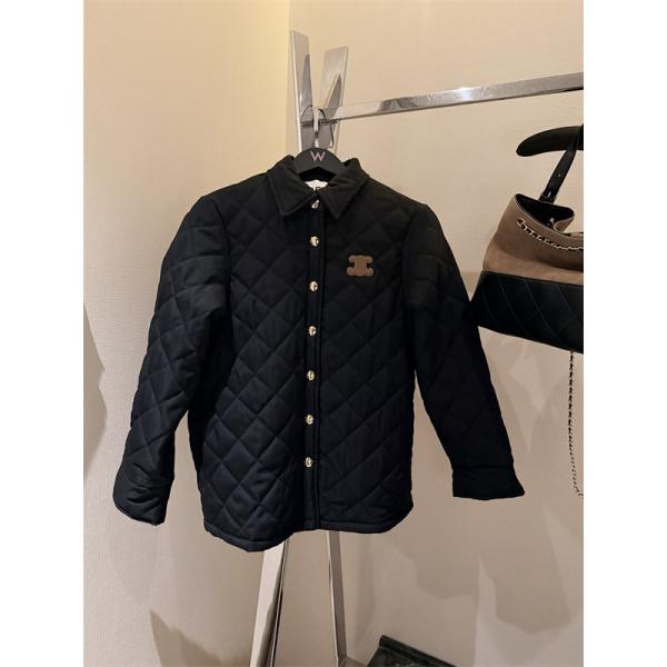 セリーヌ コピー 2026新作 CELINE ホワイト キルティングジャケット 新作 上質 お洒落