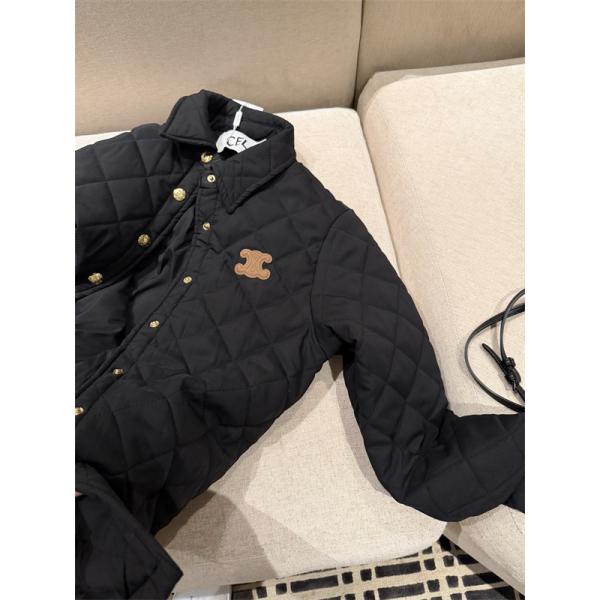 セリーヌ コピー 2026新作 CELINE ホワイト キルティングジャケット 新作 上質 お洒落