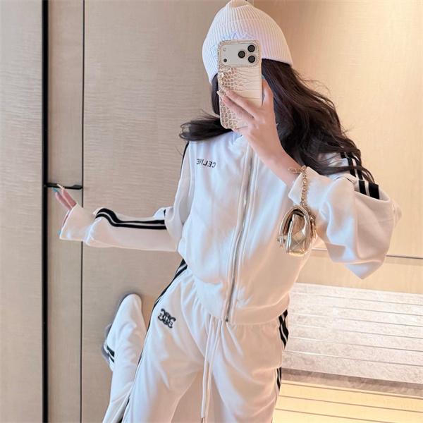 2026新作 CELINE ホワイト セットアップ トレンド 快適 着心地抜群 セリーヌ コピー