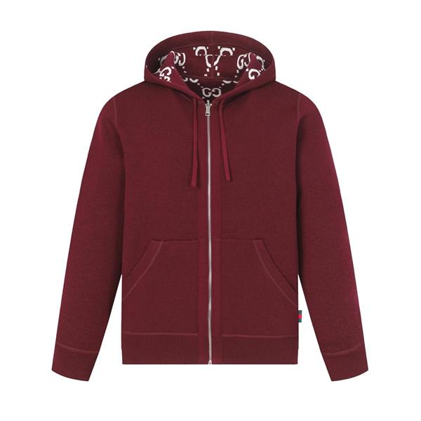 セリーヌ コピー 2026新作 GUCCI ボルドー ジップパーカー 注目 売れ筋 プレミアム