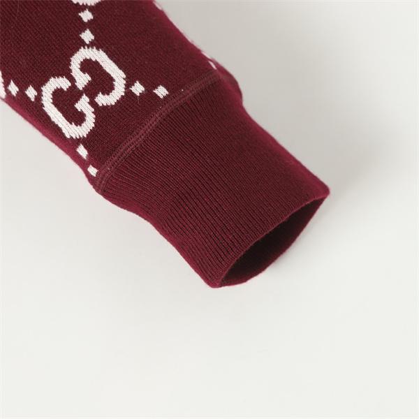 セリーヌ コピー 2026新作 GUCCI ボルドー ジップパーカー 注目 売れ筋 プレミアム