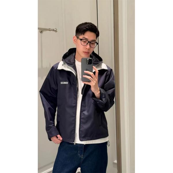 2026新作 GUCCI グッチ コピー ネイビー ジャケット おすすめ 本格派 モード系