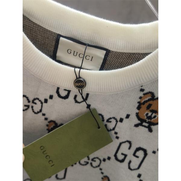 グッチ コピー 2026新作 GUCCI アイボリー ニット 新作 可愛い お洒落