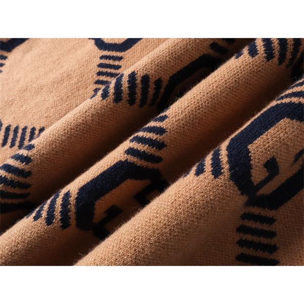 グッチ コピー 2026新作 GUCCI ブラウン ニット 注目 トレンド モード系