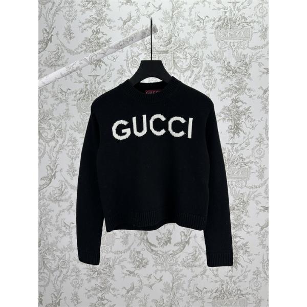 2026新作 GUCCI グリーン ロゴニット 希少 お洒落 個性派 グッチ コピー