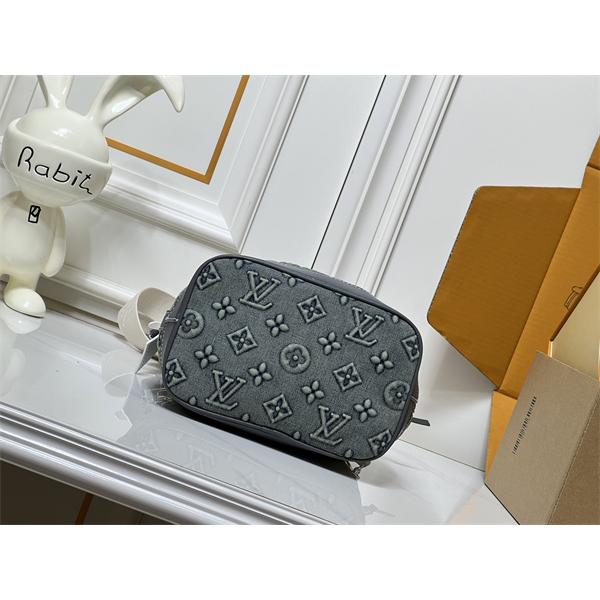 エンボス加工 LOUIS VUITTON ルイヴィトン コピー バケットバッグ グレーモノグラム トレンド