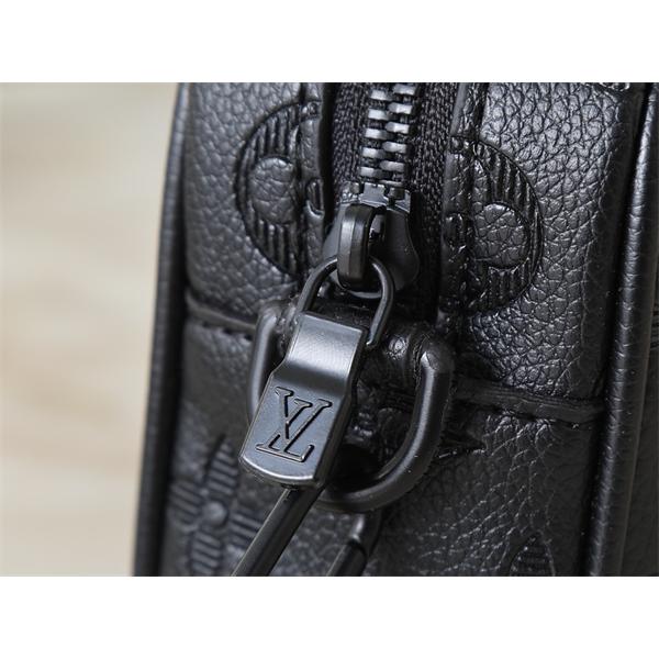  エンボス加工 ショルダーバッグ ブラック 軽量 コンパクト LOUIS VUITTON ルイヴィトン コピー