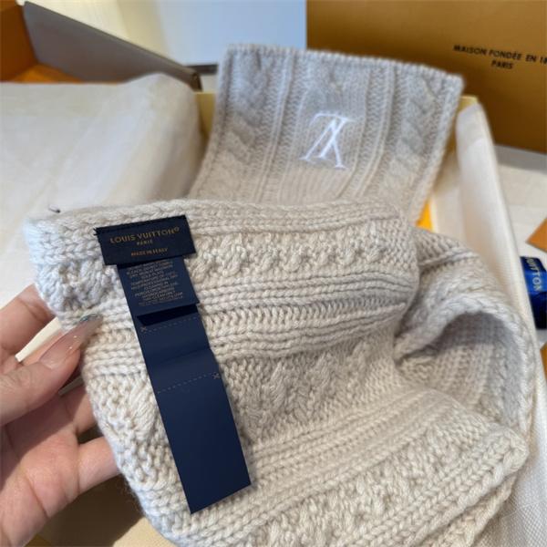 定番デザイン ニット マフラー シンプル 冬コーデ LOUIS VUITTON ルイヴィトン コピー