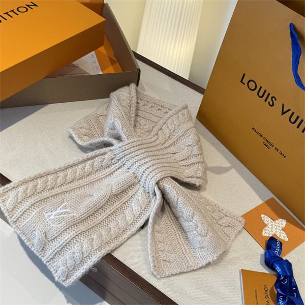 定番デザイン ニット マフラー シンプル 冬コーデ LOUIS VUITTON ルイヴィトン コピー