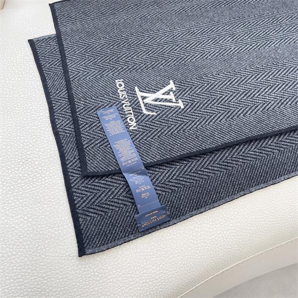 LOUIS VUITTON ルイヴィトン コピー 上質素材 ヘリンボーン柄 ストール 大人スタイル マフラー