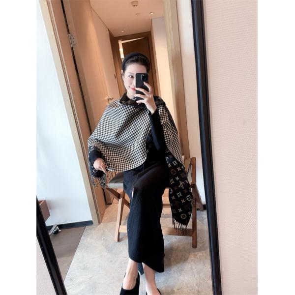 LOUIS VUITTON ルイヴィトン コピー 上品デザイン リバーシブル風 マフラー 大人スタイル