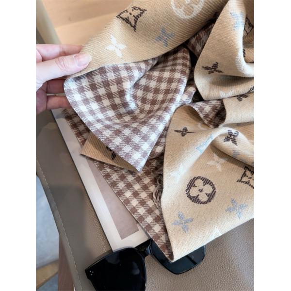 LOUIS VUITTON ルイヴィトン コピー 上品デザイン リバーシブル風 マフラー 大人スタイル