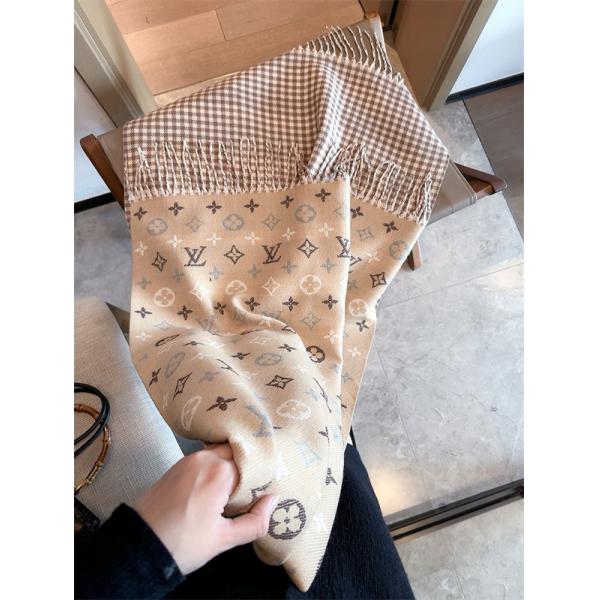 LOUIS VUITTON ルイヴィトン コピー 上品デザイン リバーシブル風 マフラー 大人スタイル