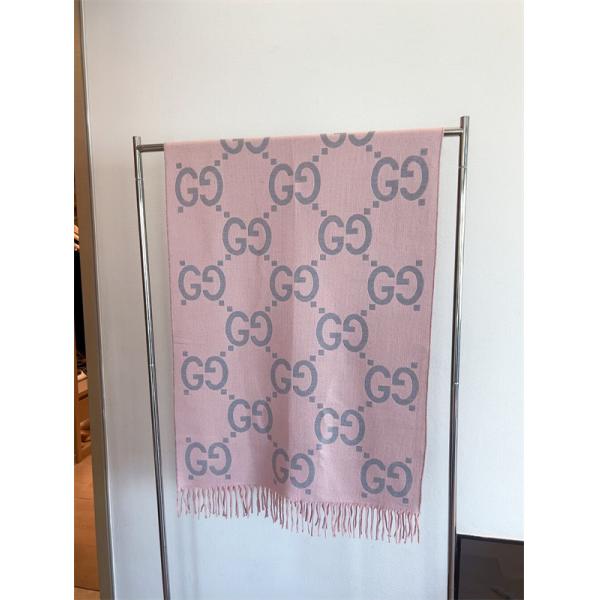 人気総柄 GUCCI グッチ コピー ストール ブラック系 大人モード ユニセックス