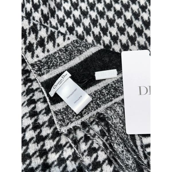 DIOR ディオール コピー クラシック千鳥格子 ストール モノトーン 上品