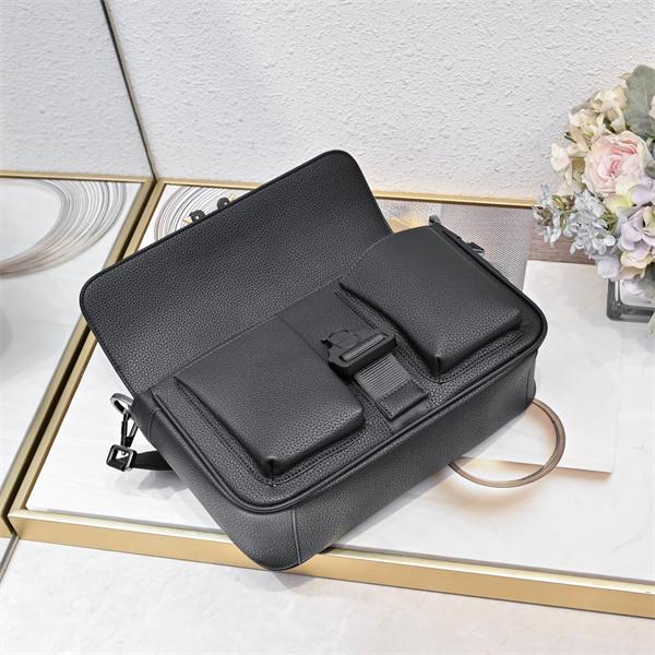  高級感漂う ブラック ショルダーバッグ シンプル DIOR ディオール コピー