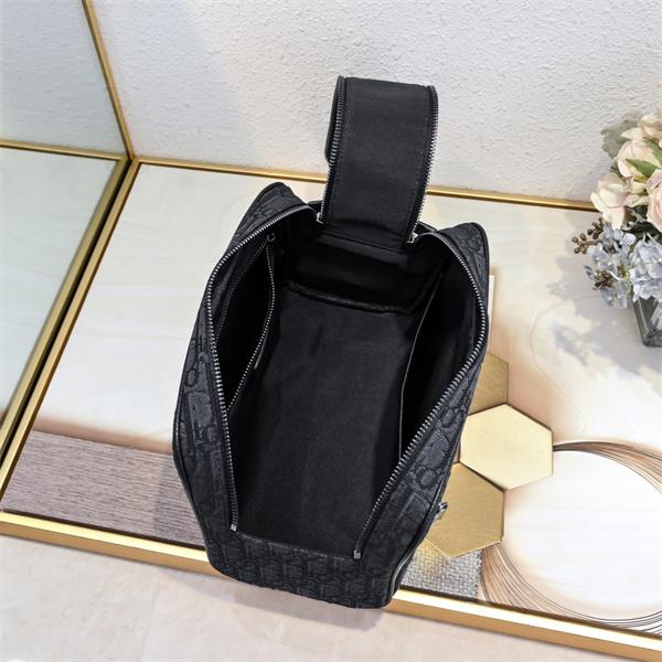 実用性抜群 ボックスポーチ ダブルファスナー 小物収納 DIOR ディオール コピー