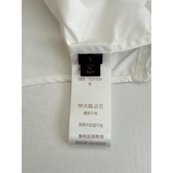 LOUIS VUITTON　SS26 春夏 1854刺繍ロゴ長袖シャツルイヴィトンシャツコピートレンド新作