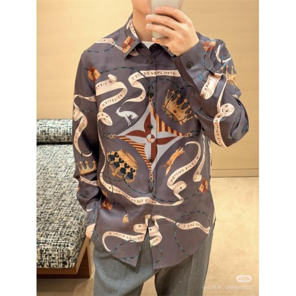 LV SS26 春夏 ルイヴィトンシャツスーパーコピーＮ級品メンズファッションお洒落コーディネート 