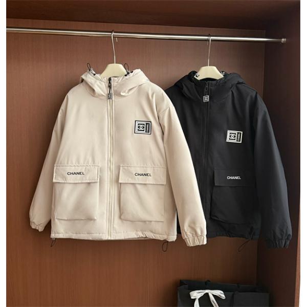 男女兼用2026☆シャネル綿入れジャケットコピー通販☆防寒着好評品人気２色
