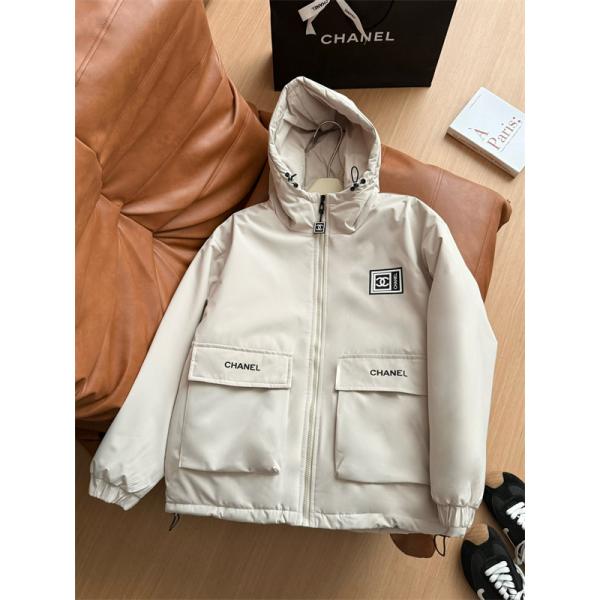 男女兼用2026☆シャネル綿入れジャケットコピー通販☆防寒着好評品人気２色