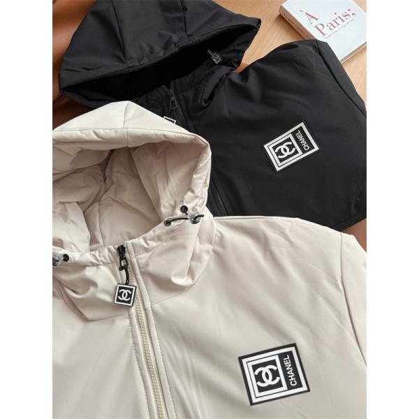 男女兼用2026☆シャネル綿入れジャケットコピー通販☆防寒着好評品人気２色