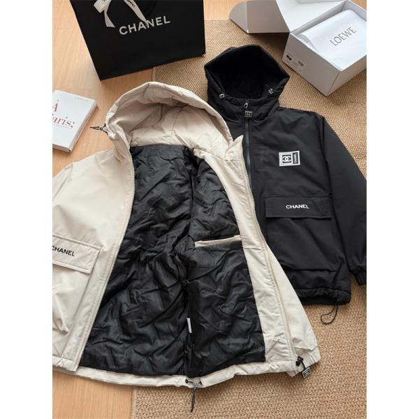 男女兼用2026☆シャネル綿入れジャケットコピー通販☆防寒着好評品人気２色