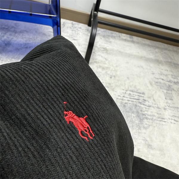 Polo Ralph Lauren ポロ ラルフローレン コピー 2026新作 ストリート 刺繍 ブラック ジップアップ ブルゾン 