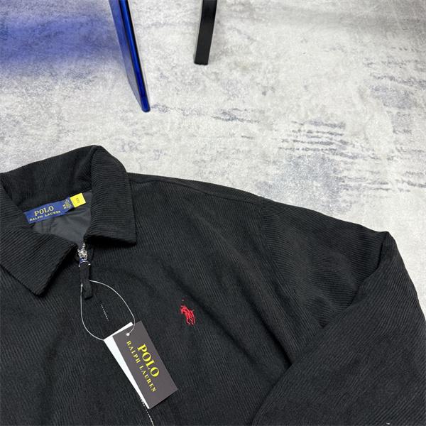 Polo Ralph Lauren ポロ ラルフローレン コピー 2026新作 ストリート 刺繍 ブラック ジップアップ ブルゾン 