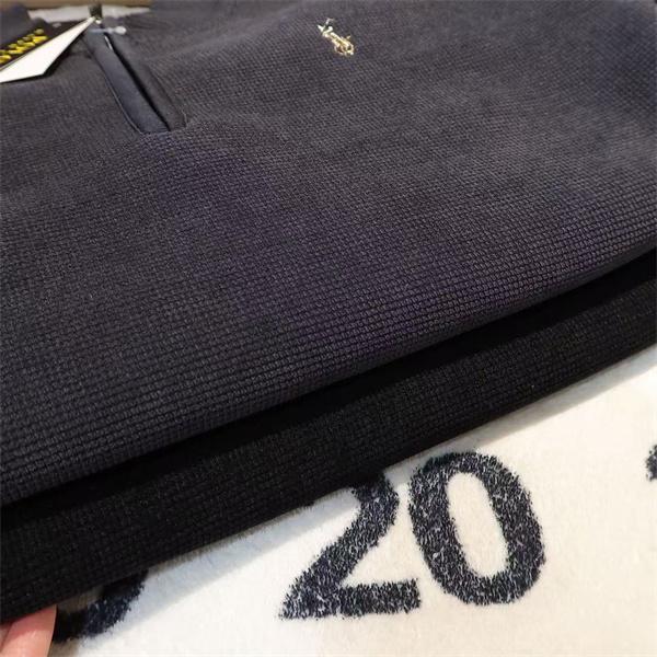 今季注目 上質感漂う 刺繍 ハーフジップ Polo Ralph Lauren ポロ ラルフローレン コピー ニット 大人