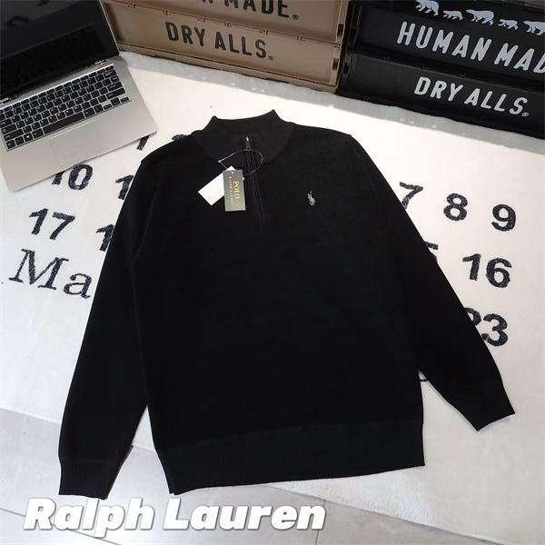今季注目 上質感漂う 刺繍 ハーフジップ Polo Ralph Lauren ポロ ラルフローレン コピー ニット 大人