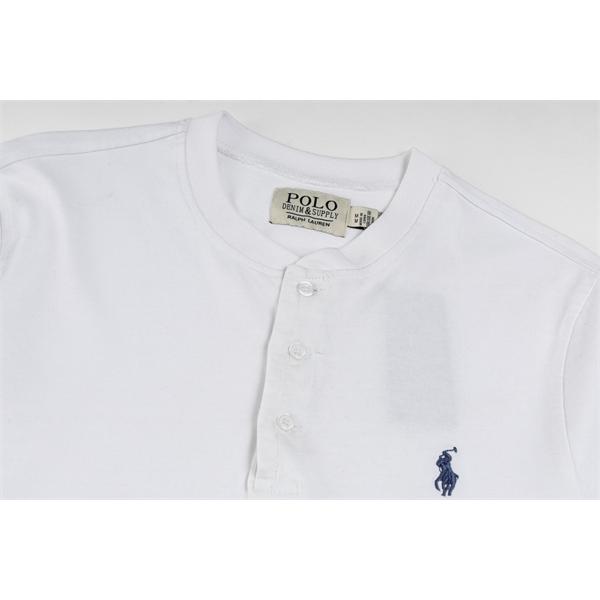 Polo Ralph Lauren ポロ ラルフローレン コピー 入手困難 プレミアム ヘンリーネック ロングTシャツ 大人リラックス