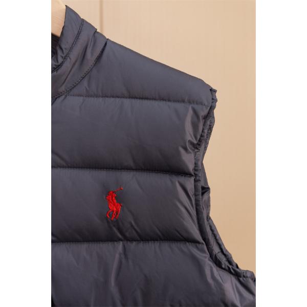 機能性重視 スタンドカラー Polo Ralph Lauren ポロ ラルフローレン コピー ダウンベスト メンズ 防風仕様 軽やか