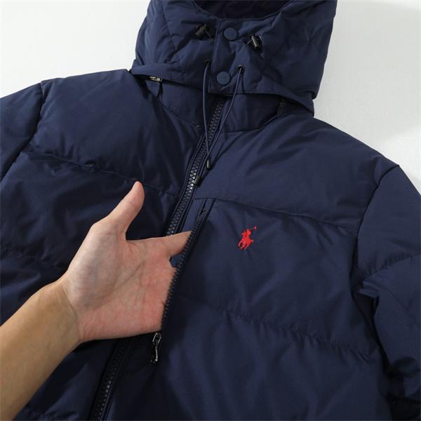 Polo Ralph Lauren ポロ ラルフローレン コピー ダウンジャケット防寒 冬 アウター フード付き カジュアル  