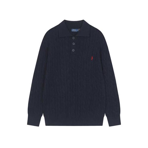 Polo Ralph Lauren ポロ ラルフローレン コピー ニット ポロシャツ メンズ 長袖 セーター 秋冬 シンプル