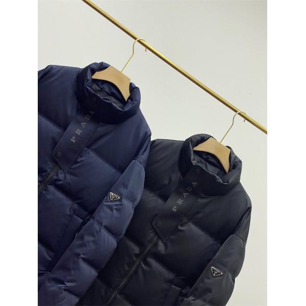 新作 ダウンジャケット ホワイト プレミアム モード系 PRADA プラダ スーパーコピー