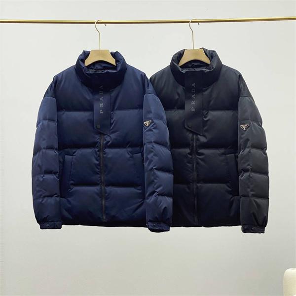 新作 ダウンジャケット ホワイト プレミアム モード系 PRADA プラダ スーパーコピー
