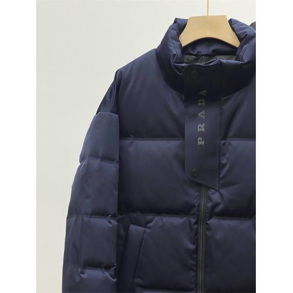 新作 ダウンジャケット ホワイト プレミアム モード系 PRADA プラダ スーパーコピー