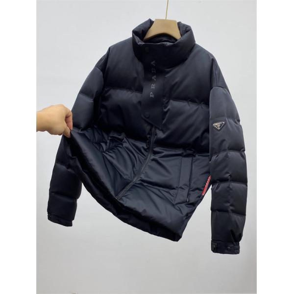 新作 ダウンジャケット ホワイト プレミアム モード系 PRADA プラダ スーパーコピー